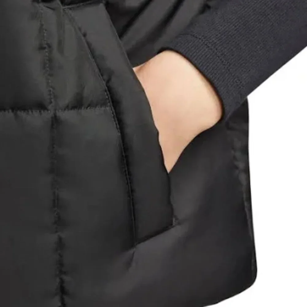 NWT Womens XXL Black Oversized Sportswear Classic Therma-FIT Vest - Picture 4 of 9